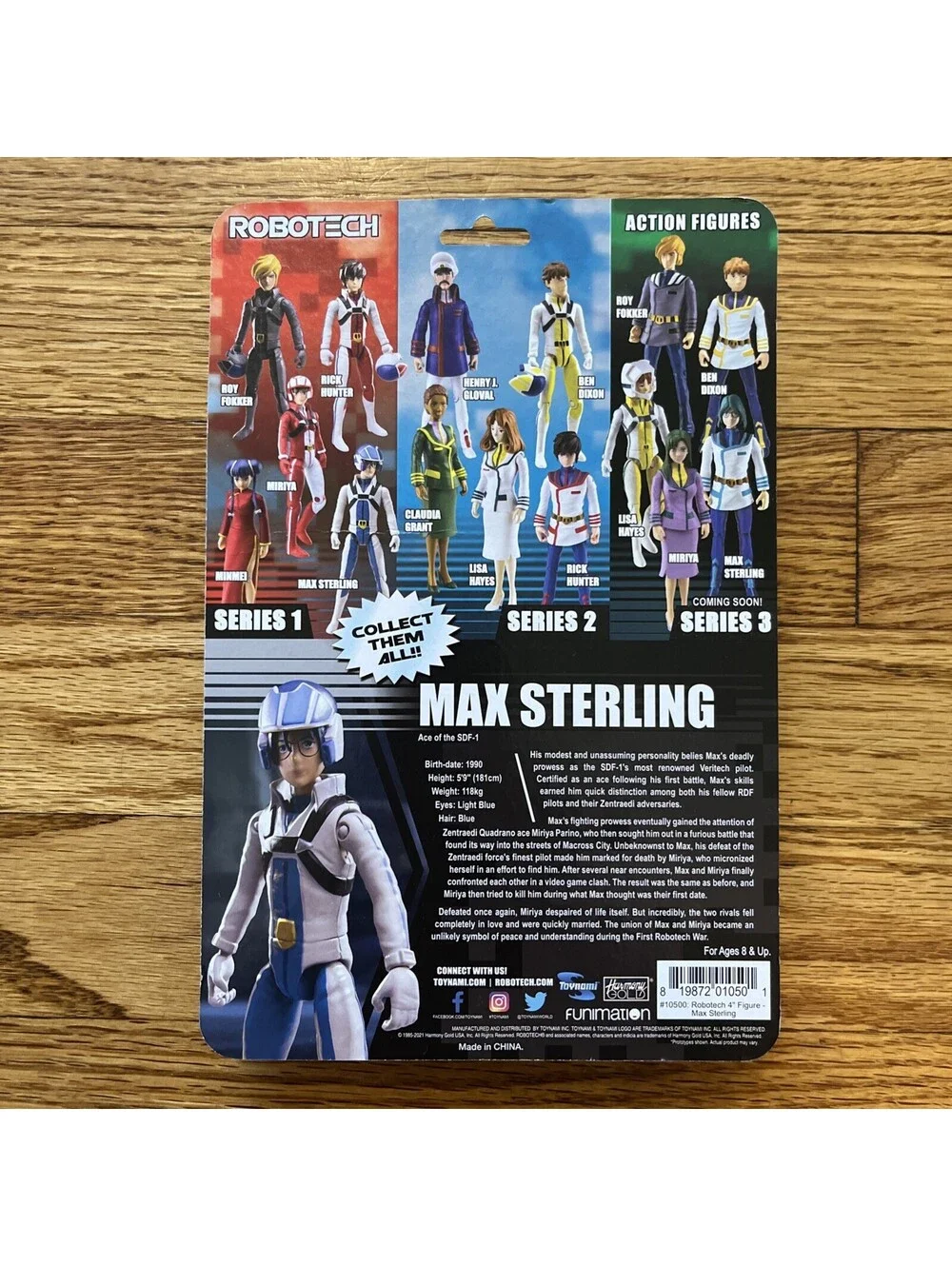2021 Robotech Max Sterling Series 1 Action Figure RARE Harmony Gold